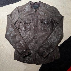 All Saints / AllSaints Leather Shirt Jacket